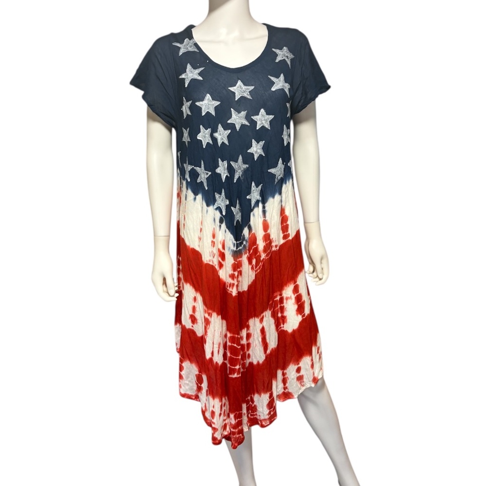 NWT Zury Patriotic dress cover up - one size fits all